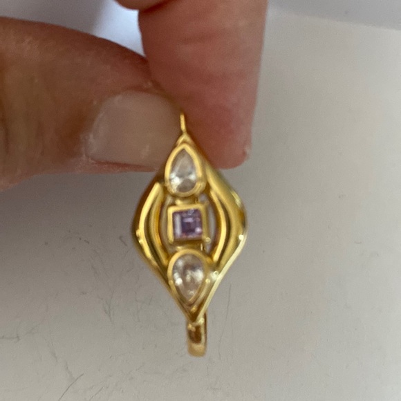 18 kt. Italian gold earrings - Picture 3 of 4